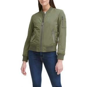 LEVI'S Melanie Military Green Bomber Jacket MEDIUM
